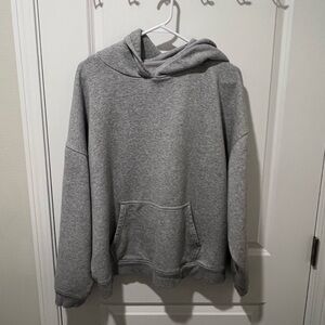 nuuds Heather Gray Hooded Sweatshirt
